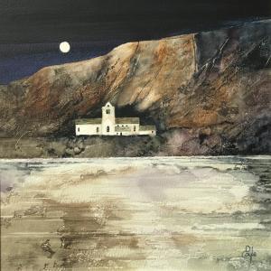 Moonlit Abbey - Iona (SOLD)